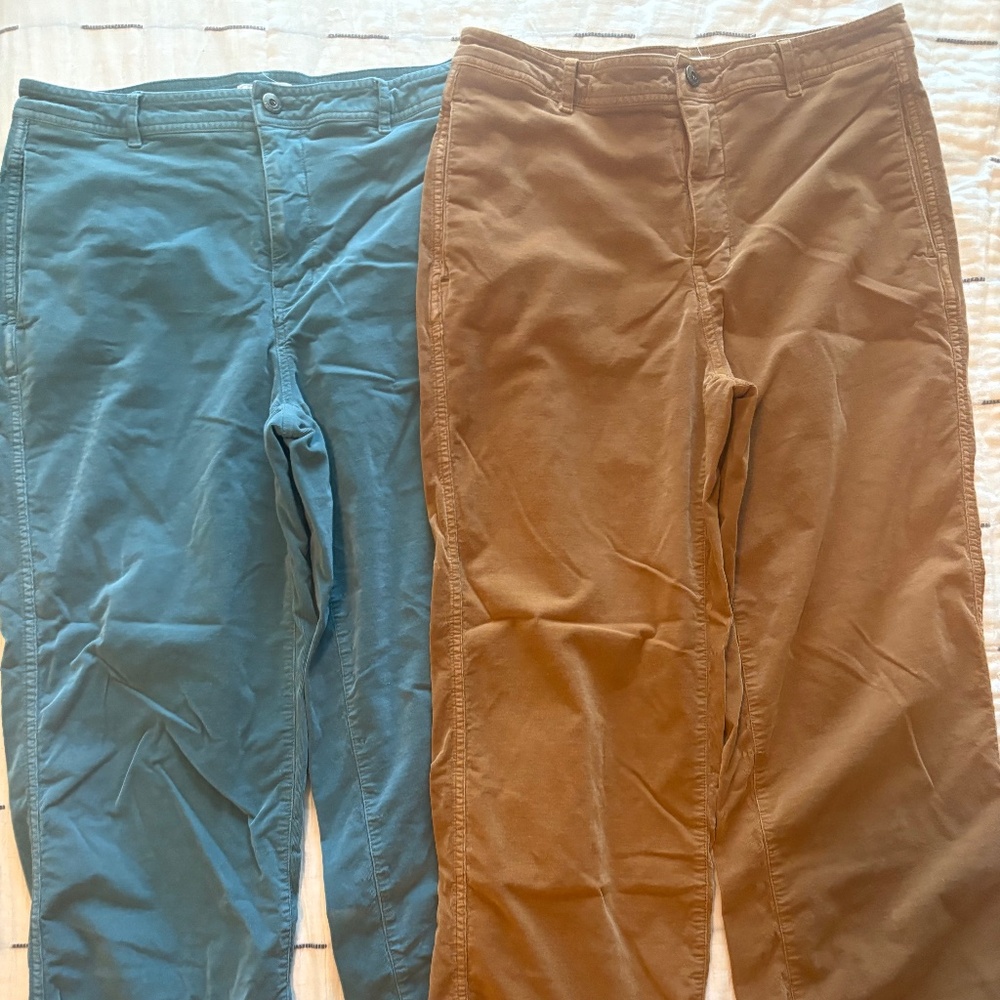Carve Designs Dogtown corduroy pants lot size 12 Title Nine